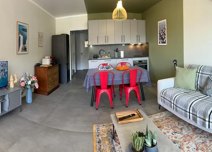 1 Dans Neuf, Terrasse Sud, Meuble Contemporain, Parking 公寓 艾克斯莱班