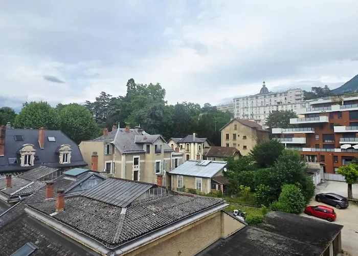 1 Dans Neuf, Terrasse Sud, Meuble Contemporain, Parking 公寓 艾克斯莱班